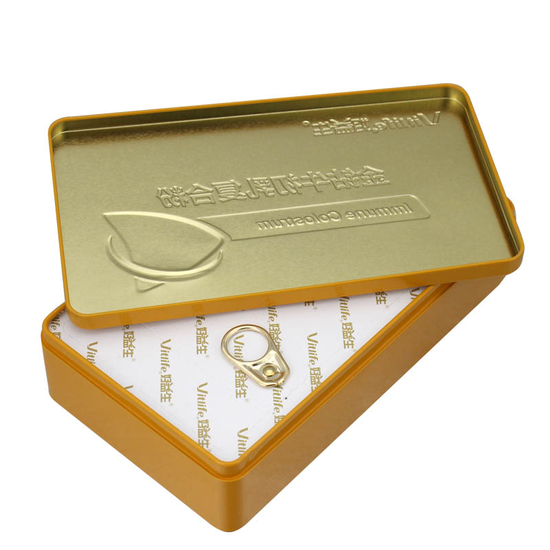Rectangular With Inner Lid Tin Box Sale